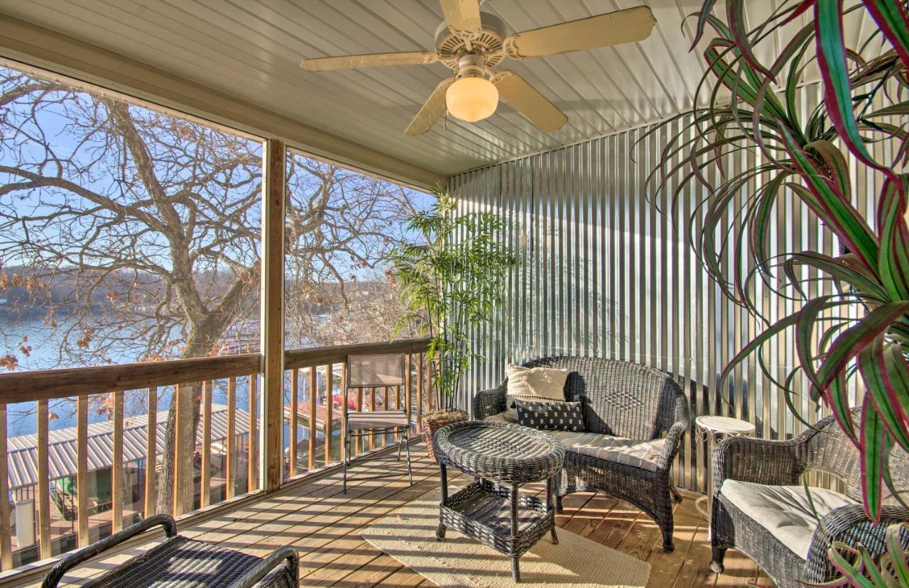 Waterfront Townhome With Private Dock And Lake Views Lake Ozark Exteriör bild
