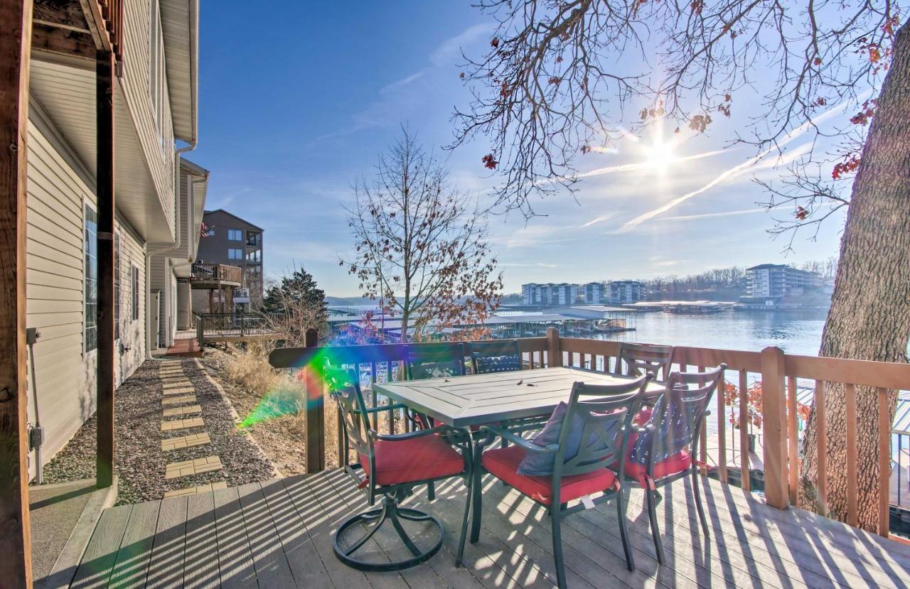 Waterfront Townhome With Private Dock And Lake Views Lake Ozark Exteriör bild